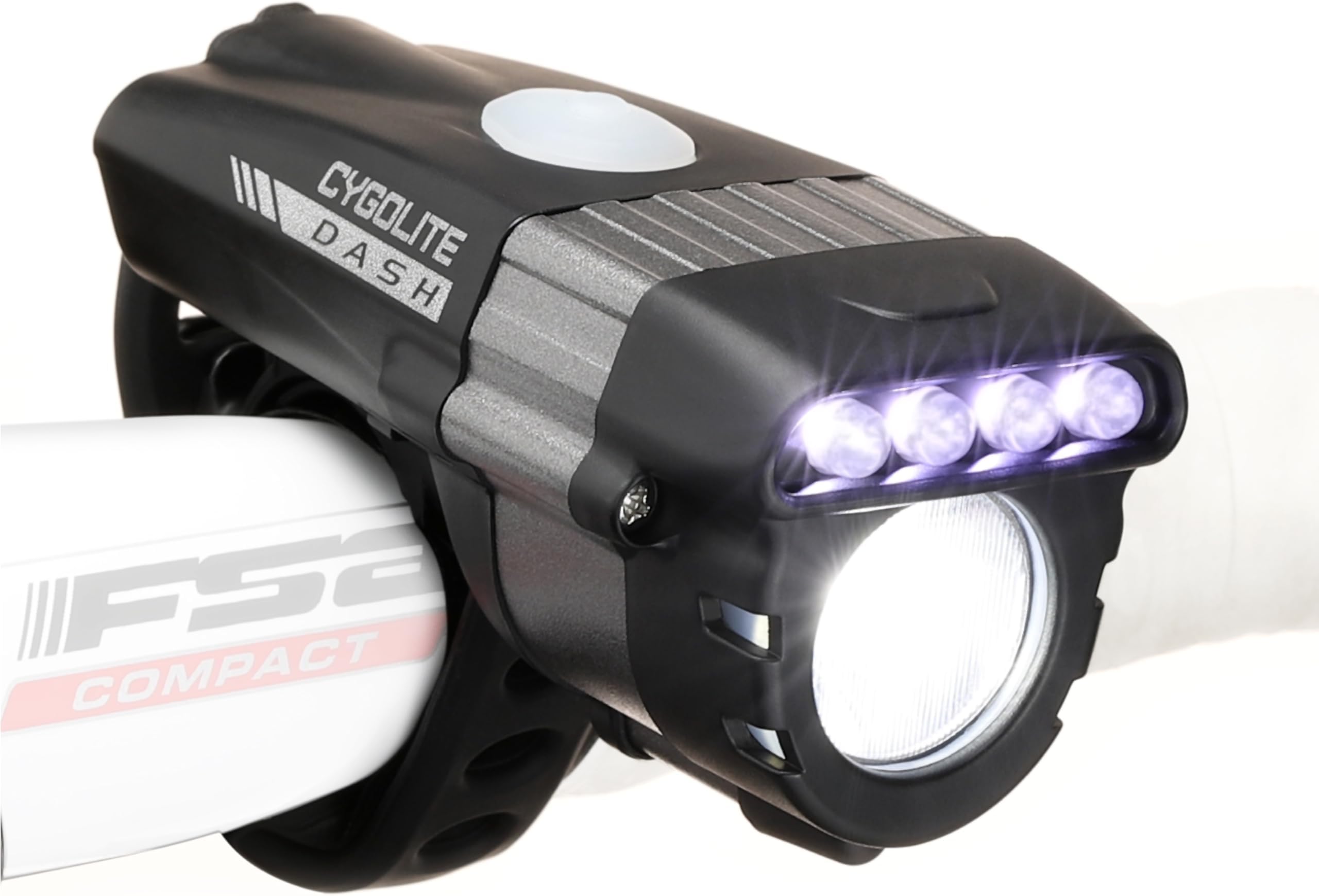 Dash– 600 Pro, 520, 460 Lumen Bicycle Light Models– 5 Night & 3 Daytime Modes– Ultra Compact– IP64 Water Resistant– Sturdy Flexible Mount– USB Rechargeable– for Aero Road, Commuter Bicycles