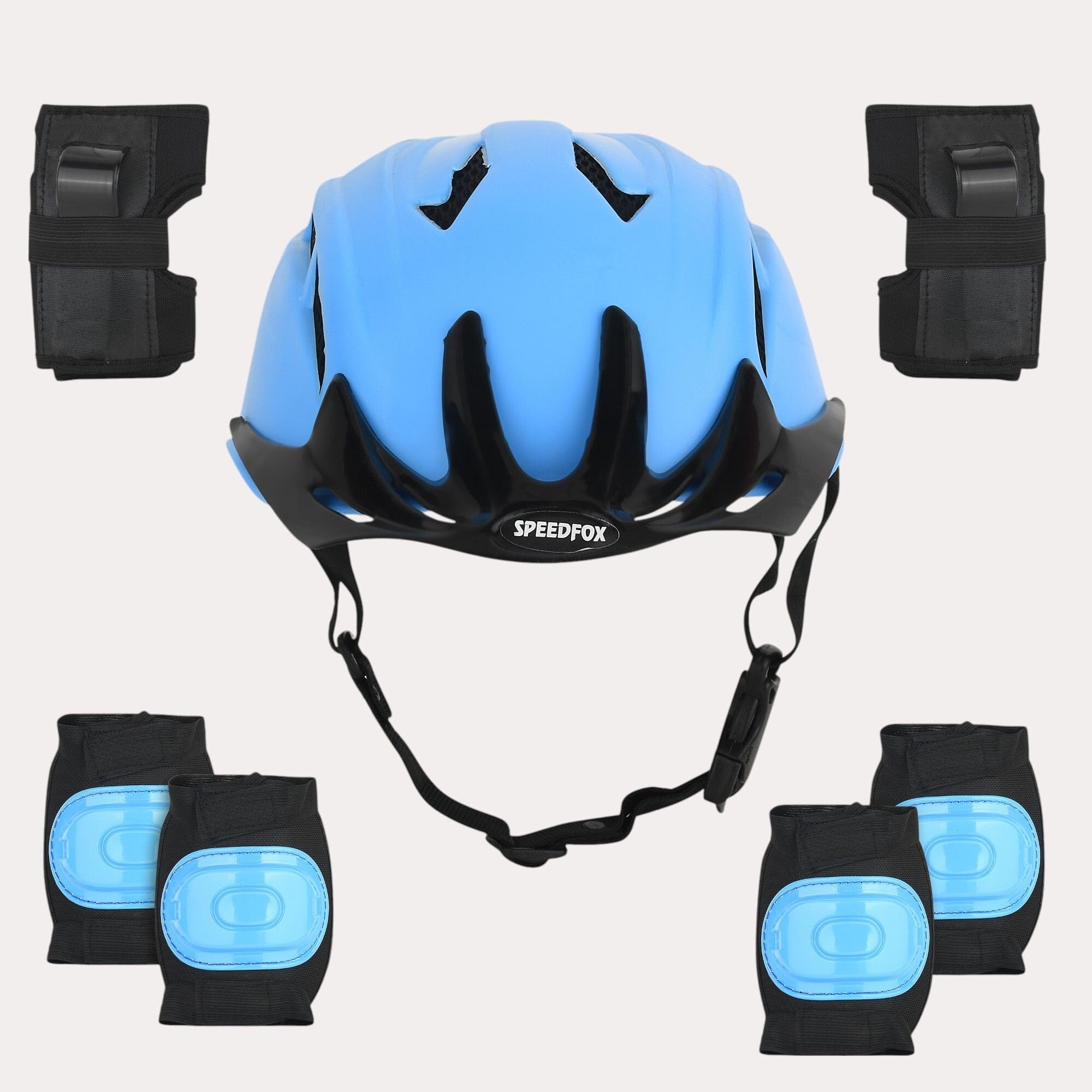 SPEEDFOX Kids Safety Protective Guard Kit, Head,Knee,Elbow & Palm Guard 3-7Yr Skating Kit Cycling Kit ()-image-38