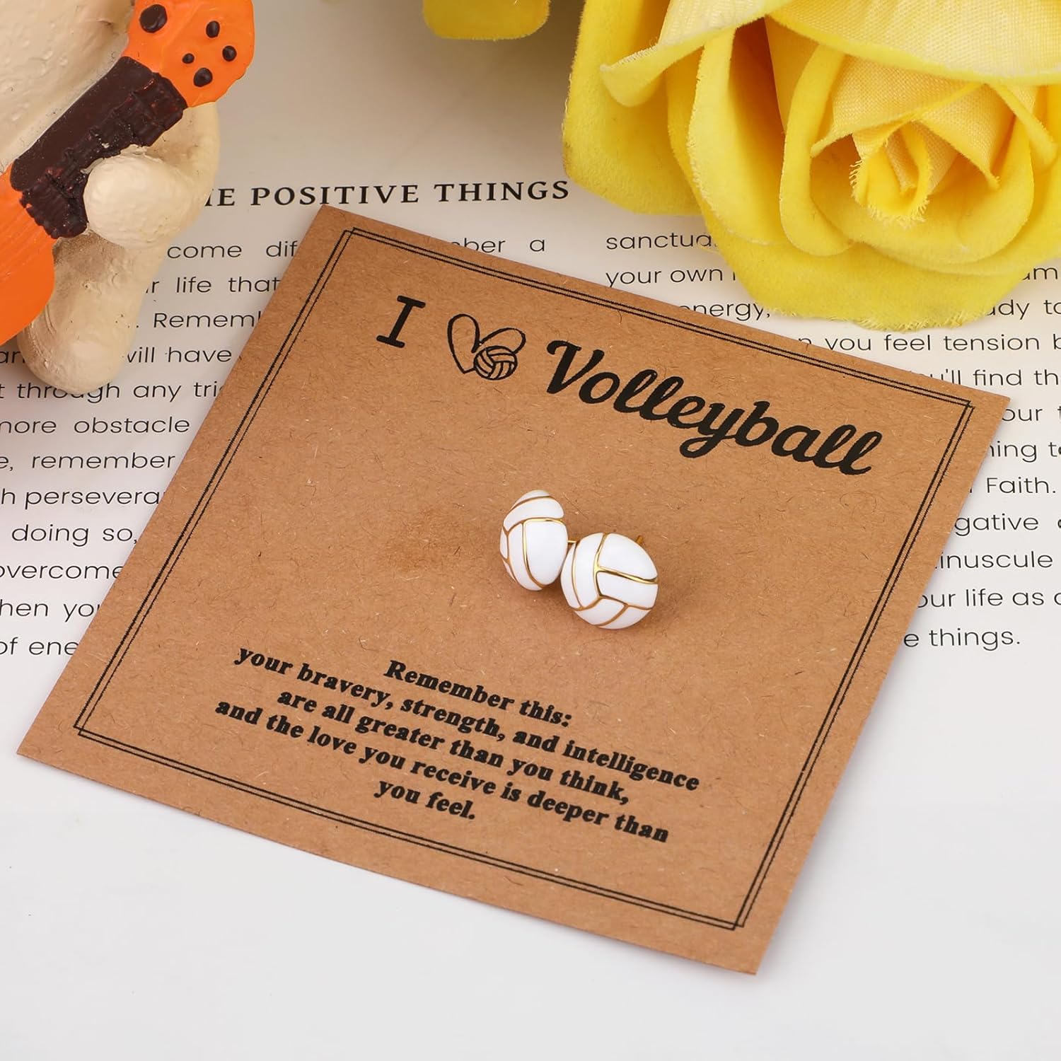 Earrings, Soccer Earrings Stainless Steel Sports Ball Skin-Friendly Soccer Gifts for Women Mom Sports Fan Jewelry Gifts - Image 3