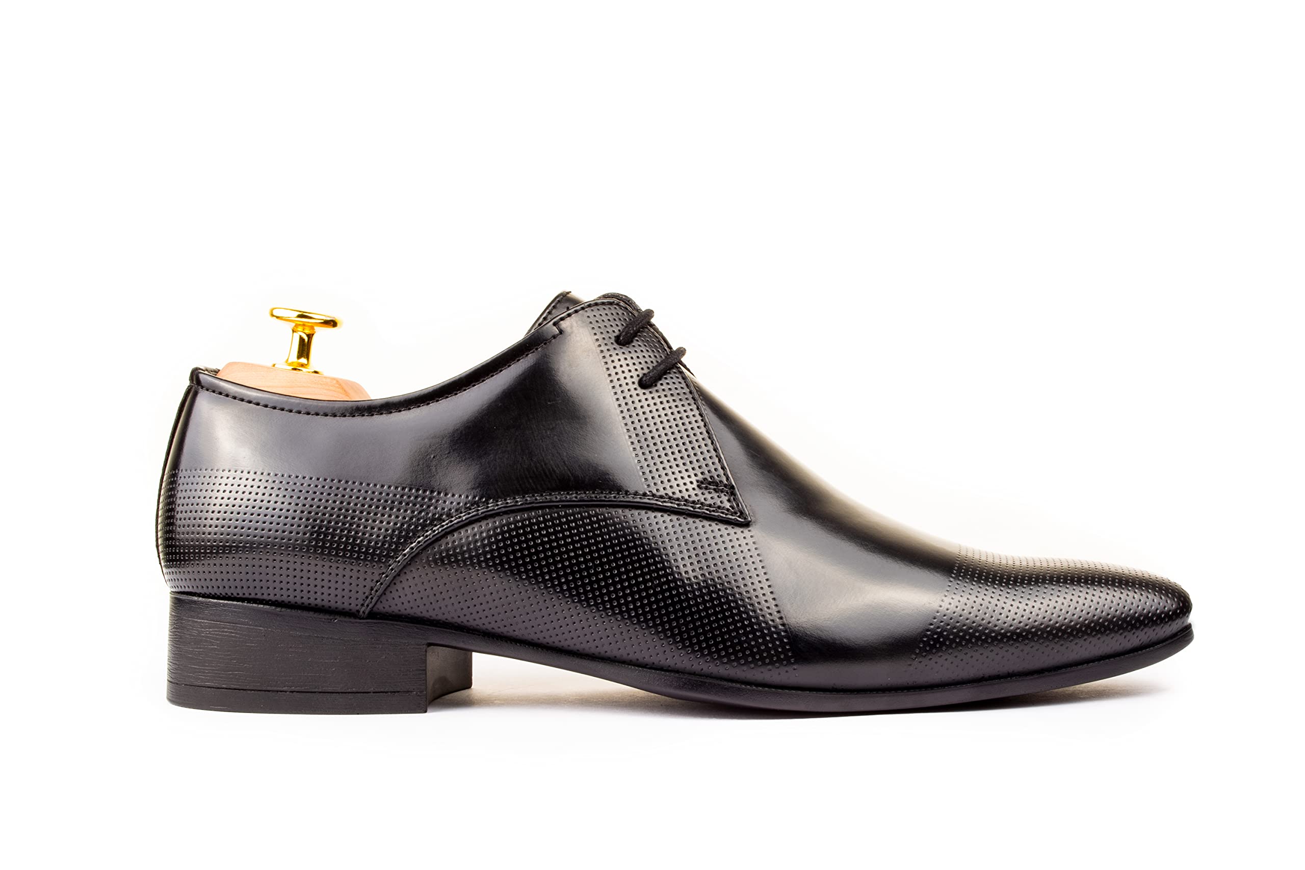 8003 Hand Made Faux Leather Semi Formal Shoes for Men | Sleek Design, Italian Finish-image-15