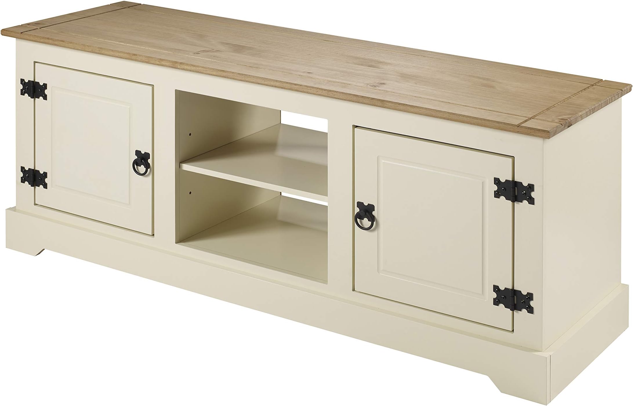 Mercers Furniture Corona Cream Painted 2 Door TV, Media Unit