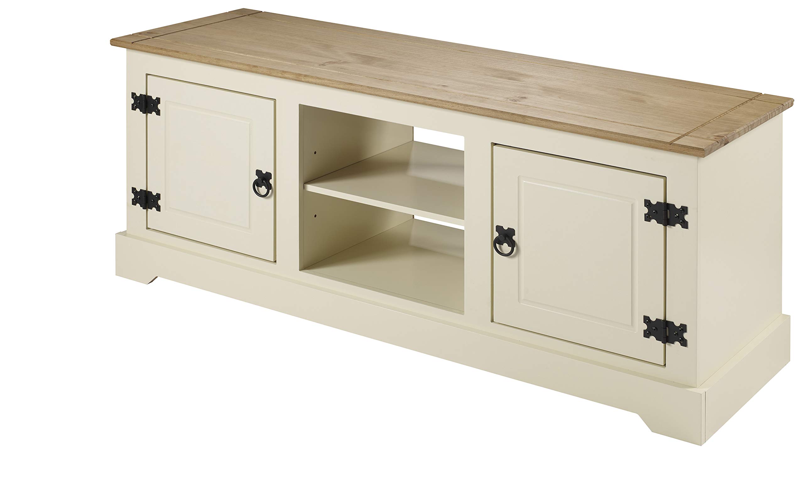 Mercers Furniture Corona Cream Painted 2 Door TV, Media Unit