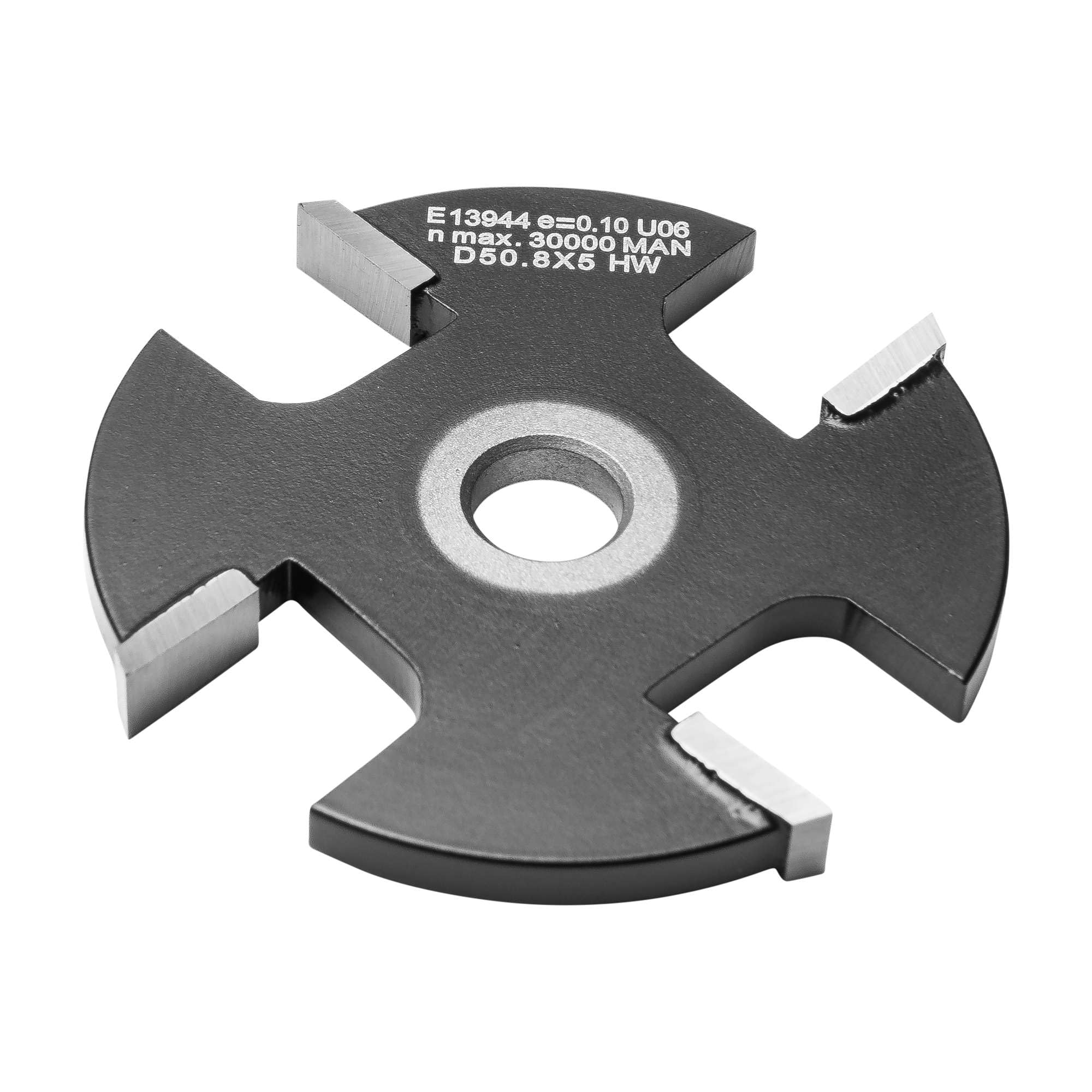 ENT 13944 Scheibennutfräser HW, Schaft (S) 8 mm, Durchmesser (D) 50,8 mm, NL 5 mm, Z4