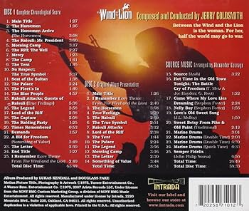 風とライオン　2枚組　完全盤　ジェリー・ゴールドスミス ジェリー・ゴールドスミス 40周年記念盤 | Rambling RECORDS