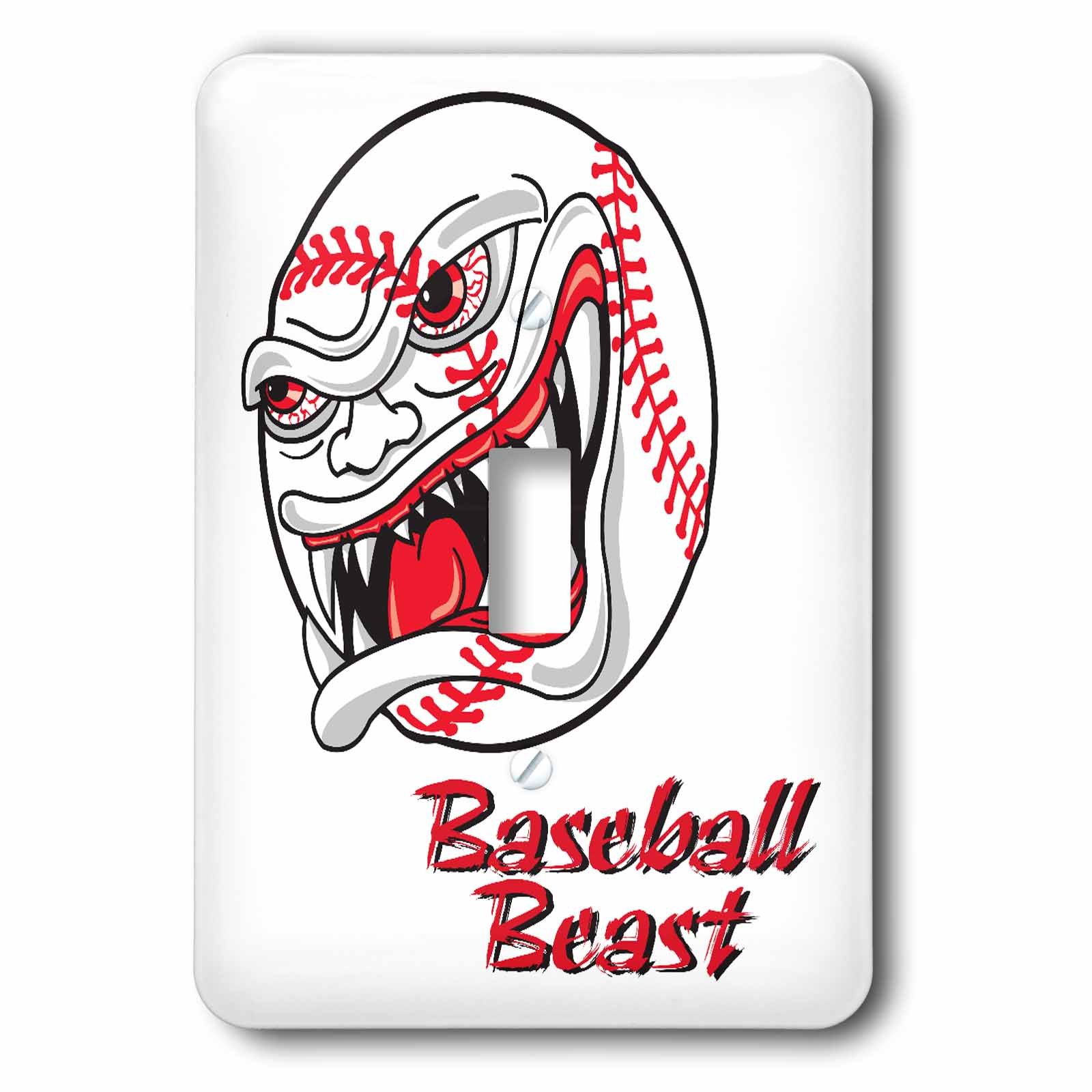 Interrupteur à bascule sport extrême pour chambre ado Baseball