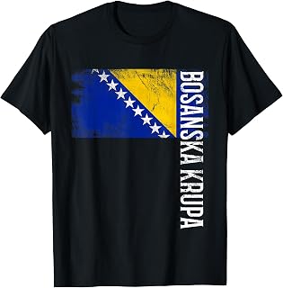 Bosanska Krupa Bosnia Flag, For Bosnian Men, Women, Kids T-Shirt