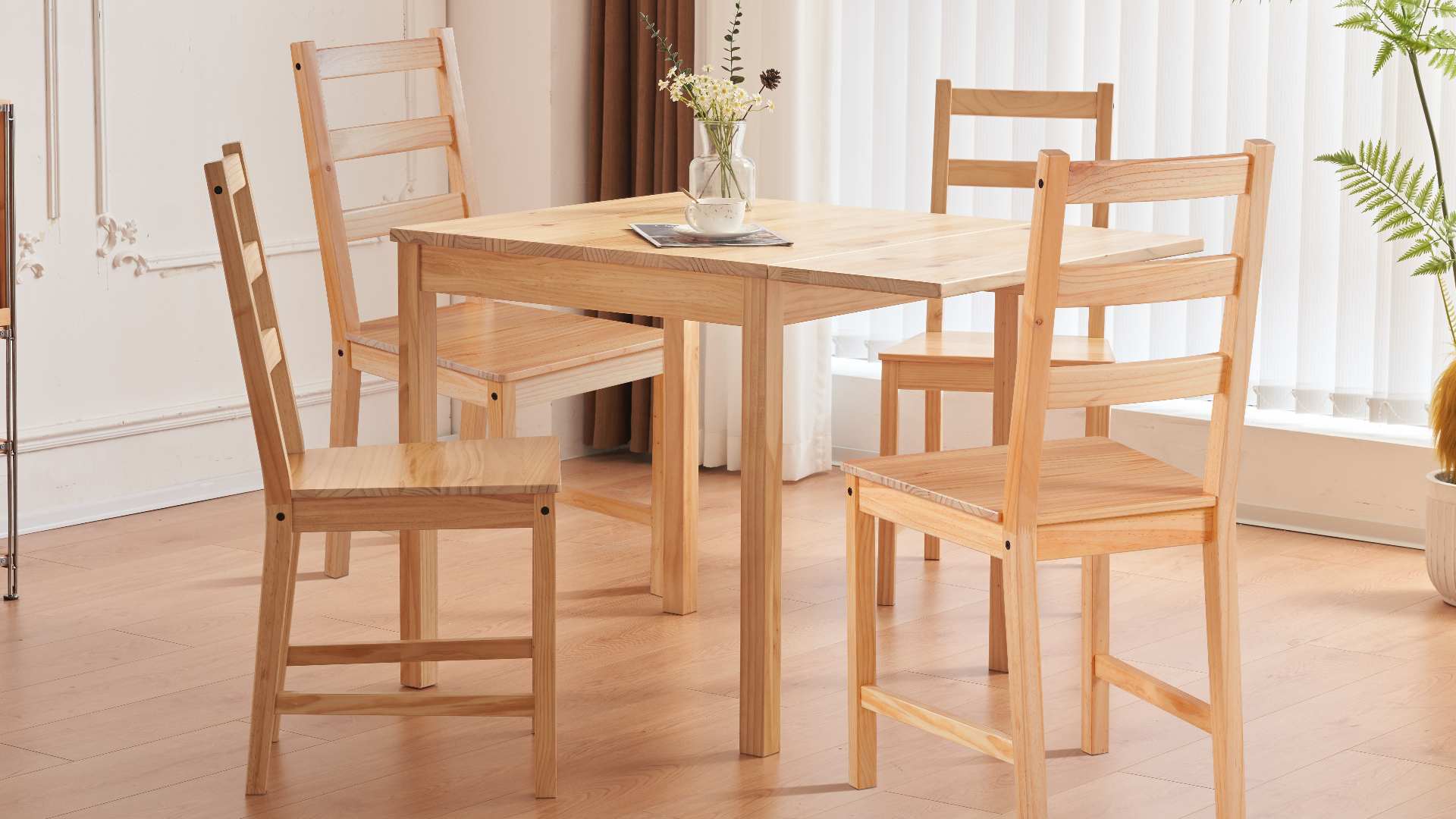 Amazon｜BNSPLY ダイニングテーブル 2人用 折り畳み 高さ70cm 幅103cm