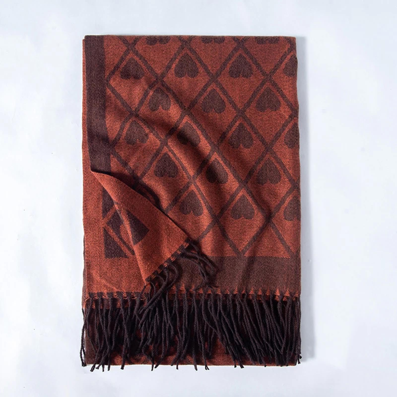 Schals Tücher Halstuch Scarf Damen Schal Winter Vintage Liebhaber Schal Wickelschal Unisex
