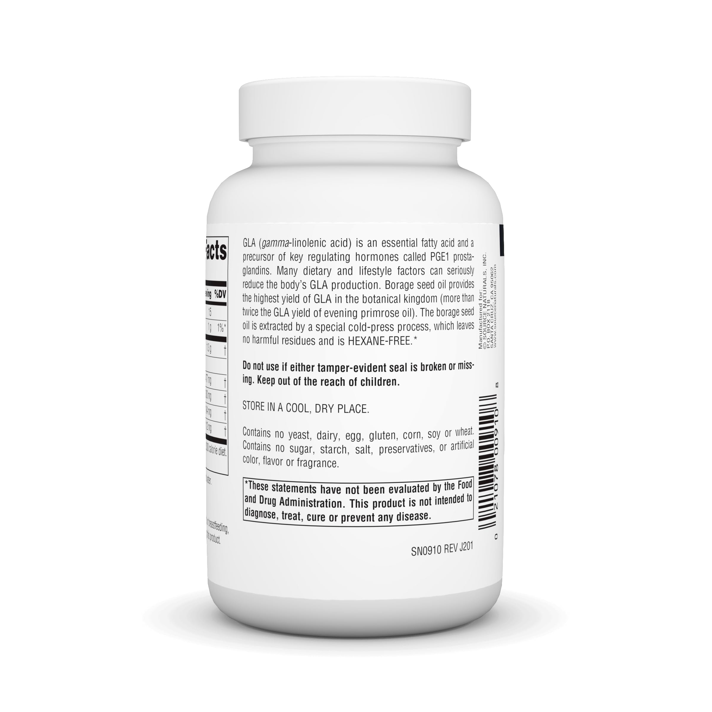 Source Naturals Mega-GLA 300, Borage Seed Oil - 60 Softgels — Amazon image 3