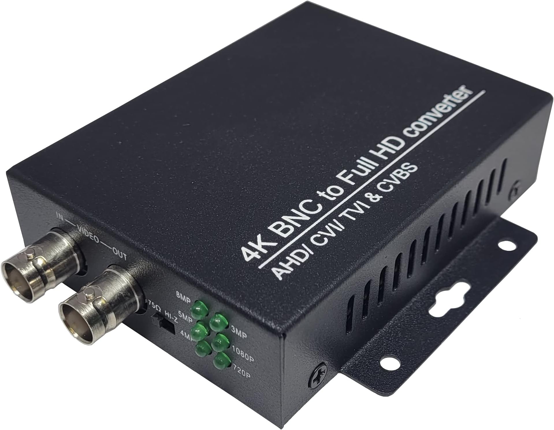 101AV 4K BNC to FHD HDMI Video Converter Adapter for Monitors & DVRs, converts HD-TVI/AHD/CVI and Composite Video Signal/CVBS from BNC Video Signal to HDMI