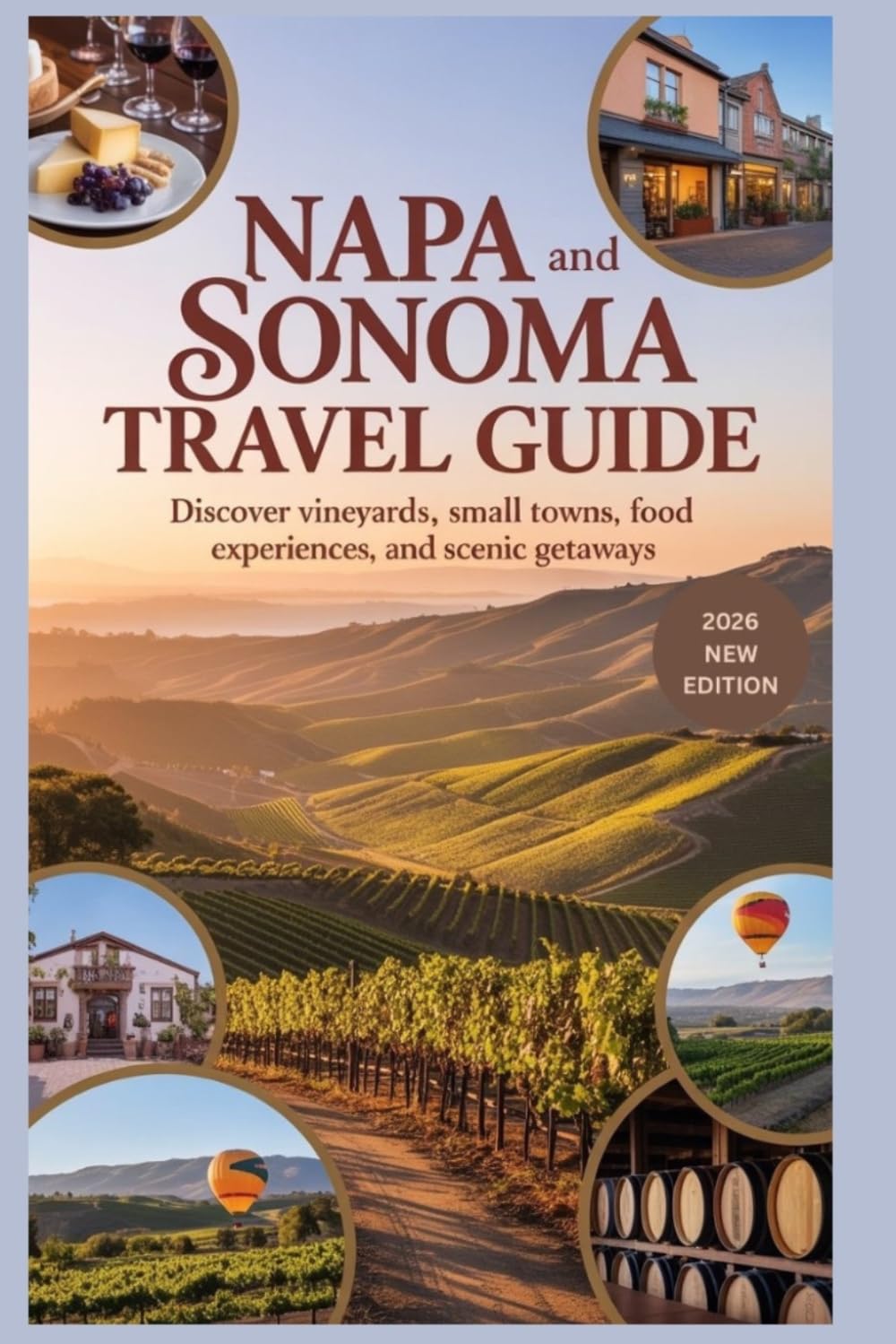 NAPA AND SONOMA TRAVEL GUIDE: Discover Vineyards, Small Towns, Food Experiences, and Scenic Getaways