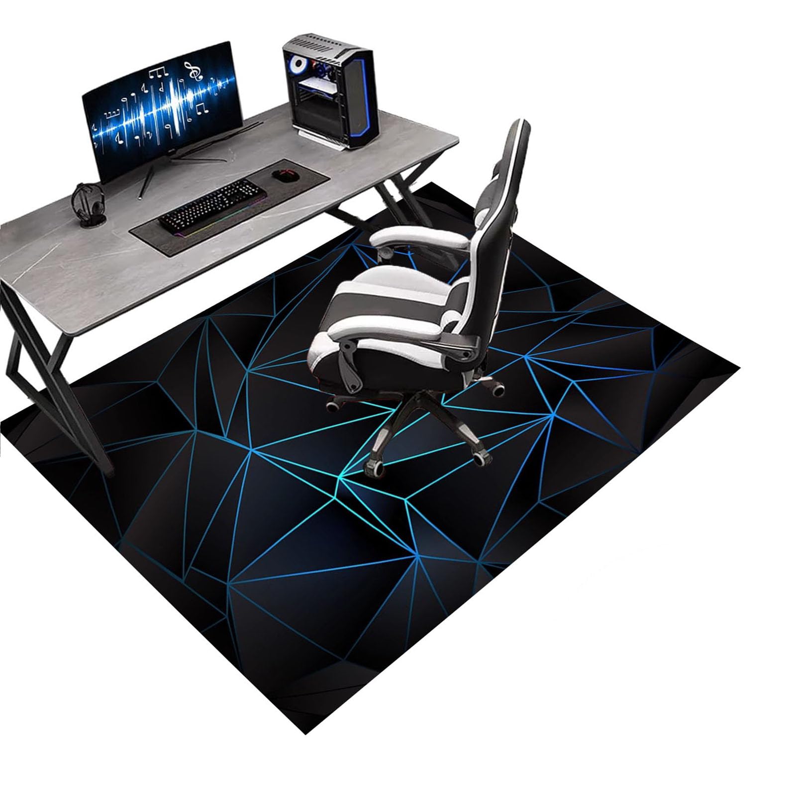 xinwanhong Office Chair Mat for Hardwood Floor Protector, Gaming Chair Mat Non-Slip Floor Mat for Rolling Chair Home,A4,200x300cm