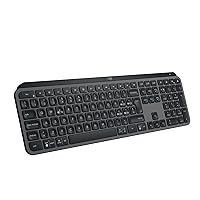 Logitech MX Keys S,Tastiera Wireless,Profilo Basso,Digitazione Precisa,Tasti Programmabili,Retroilluminazione,Bluetooth,USB C Ricaricabile,per PC Windows