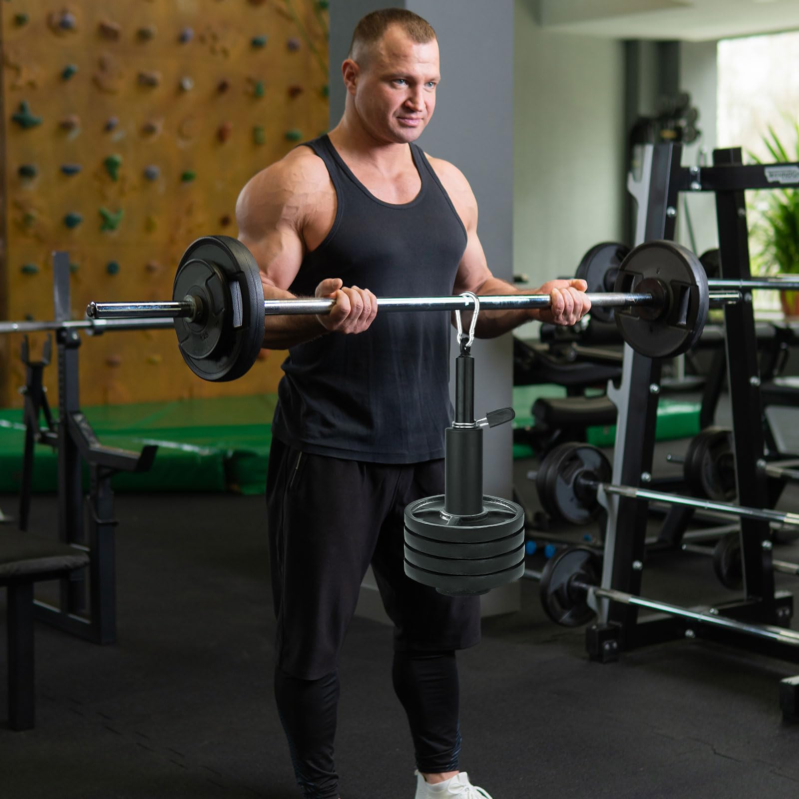 NQEUEPN Perni Carico per Piastra Pesi, Adatti Perni di Caricamento Macchine per Cavi Piastra Pesi Standard da 2,54cm e 5,08cm Perni Palestra per Attrezzature da Allenamento Palestra a Casa