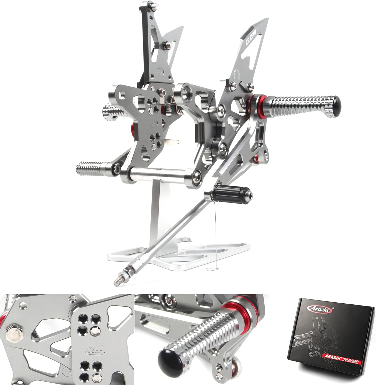 2024 Zx6r Accessories Adjustable Rearsets For Kawasaki Ninja ZX6R