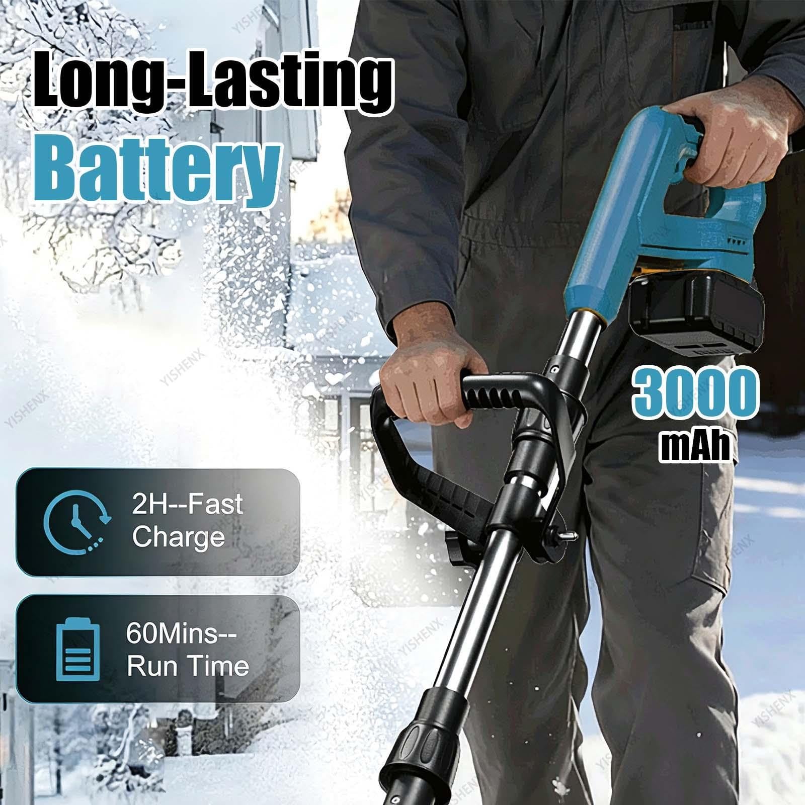 Spazzaneve Elettrico Da 1200 W, Soffiatore Di Neve Senza Fili