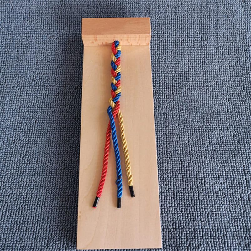 Didiseaon 1pc Braid Practice Braiding Activity ing Game Learn to Hair Kit Hair Machine Tools Tool Solid Wood Plywood - Image 2