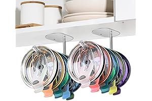 Cup Lid Organizer: Space-Saving Tumbler Lid Storage Solution