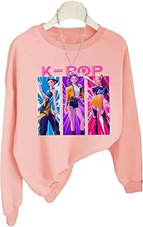 Comprar Sudadera K-Pop Anime Rosa para niñas, diseño Adorable y Tela Suave. Ideal para Fans del K-Pop Que aman el Estilo, la Comodidad y la dulzura.