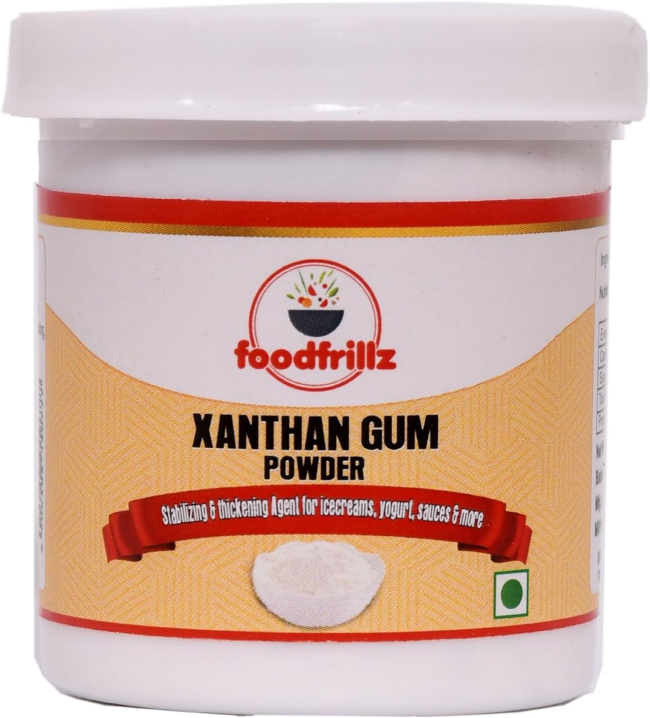 foodfrillz Xanthan Gum Powder, 50 g (25 g x 2) Gluten Free additive