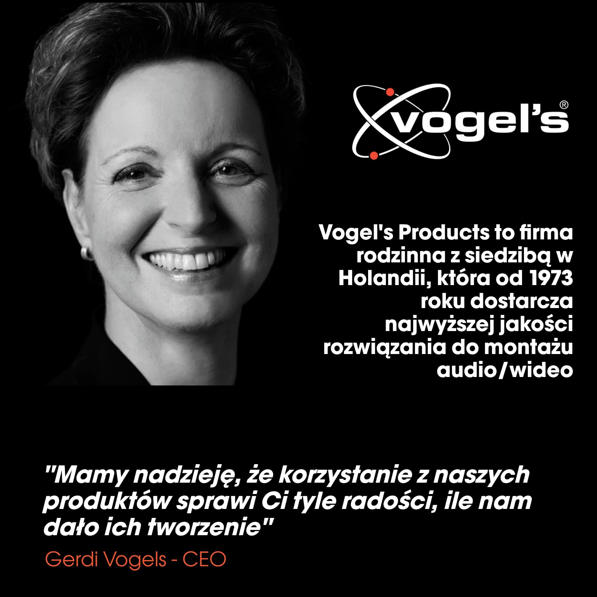 Vogel's TVM 5705 – Ultra-cienki uchwyt ścienny do TV z GuidanceSystem™ umożliwiającym i łatwe zawieszenie dużych TV, 40–110 cali, max 100 kg, certyfikat TÜV, VESA 600x400, odległość od ściany 1,3 cm