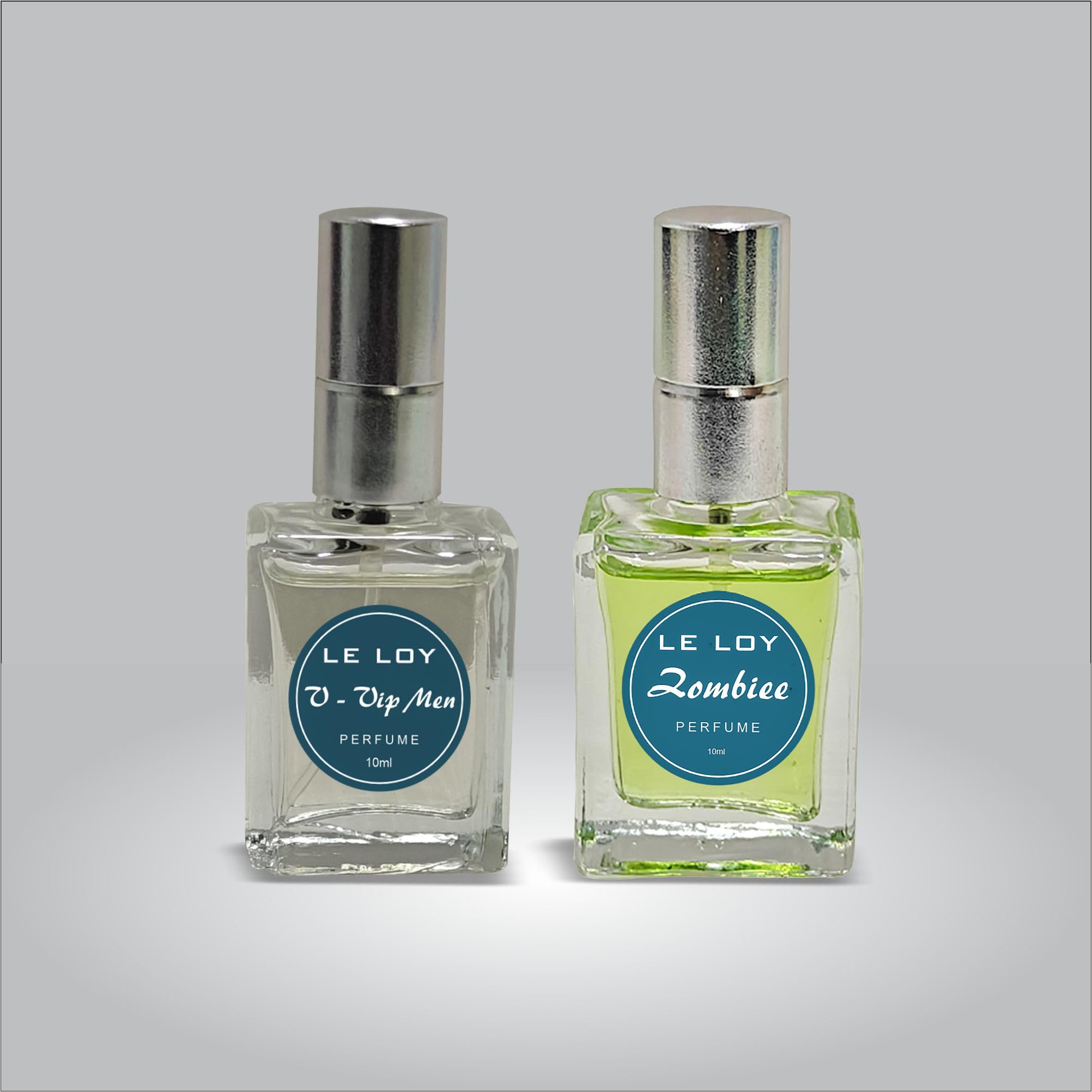 Le Loy V-VIP Men & Zombie Perfume Set, Long Lasting Nature-Inspired Fragrances, 10ml Each-image-24