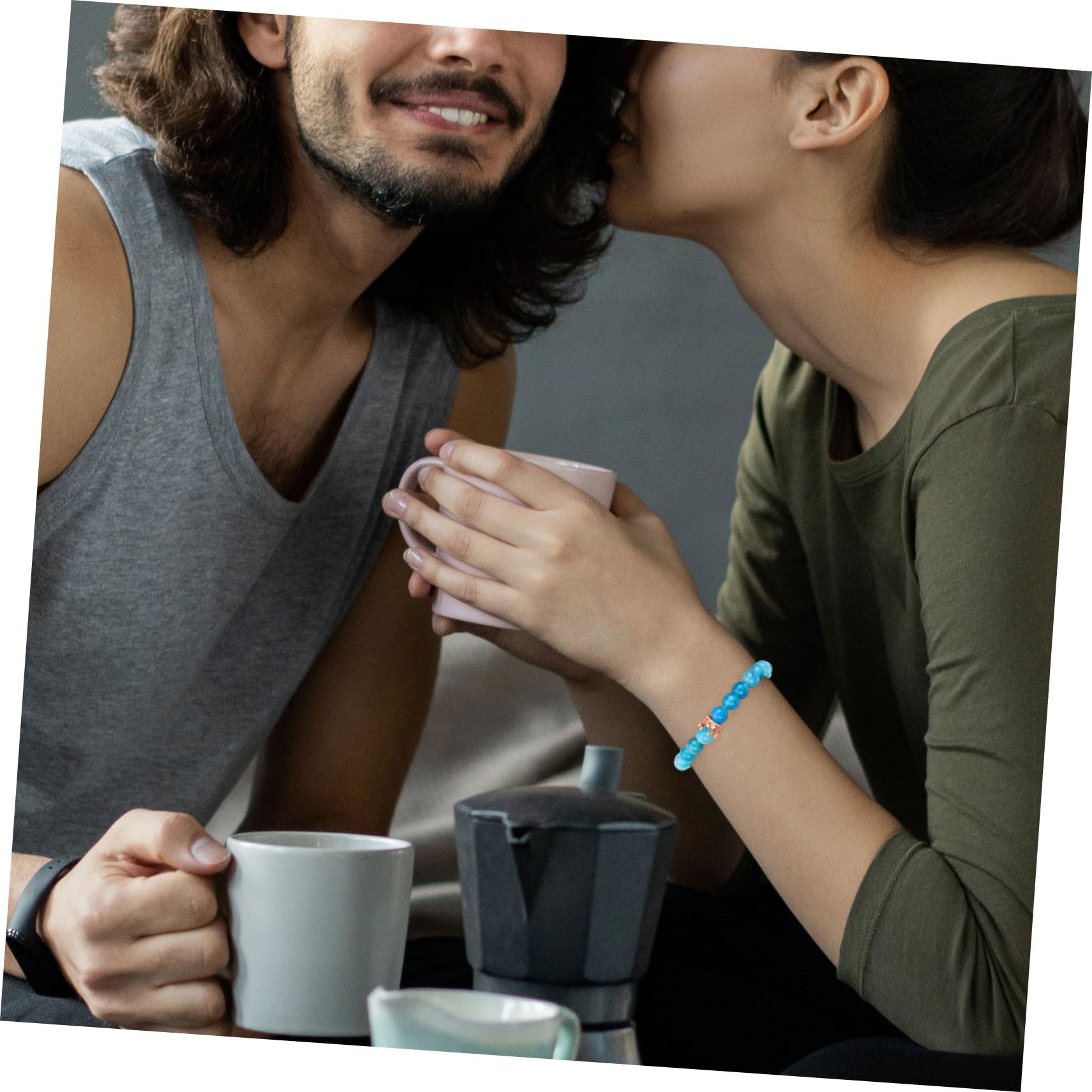 SHERCHPRY 5 Pares De Pulseras De Pareja Para Él Y Pulsera De Novio Y Novia s De Relación De Muñeca De Pareja Joyerías Para as De Cuentas Hombre