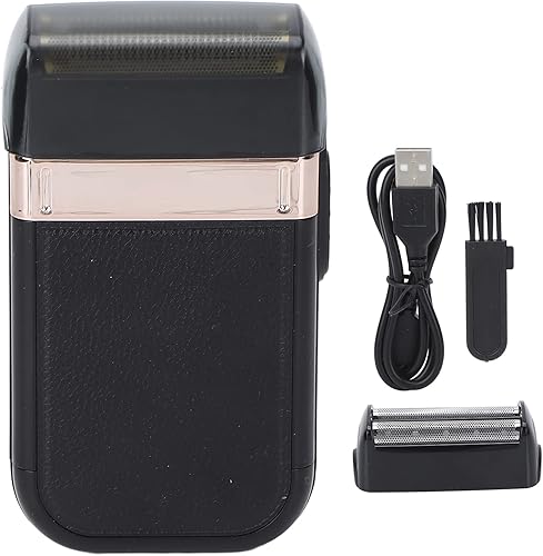 Afeitadoras eléctricas de aluminio, 2 en 1 de doble propósito, bajo ruido, potente motor portátil, afeitadora de peluquería regalos para él