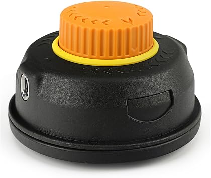 Toussaint Weed Eater Head Bump Head Compatible with Echo Speed Feed 400,Ryobi,Ego,Kobalt,Toro,Troy Bilt that Turn Counter Clockwise with a 14FT Dual Color Fast-Positioning Trimmer Line