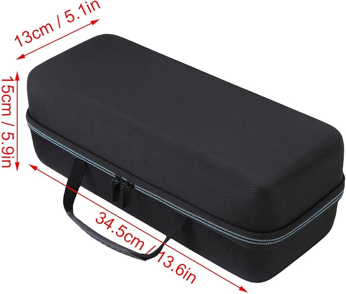 Estuche rígido WALFRONT para proyector con bolsillo y asa miniatura 7