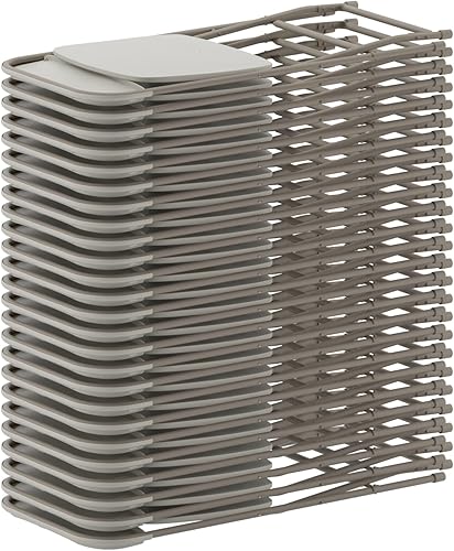 Miniatura 16 de Flash Furniture Hercules Series - Sillas plegables de plástico para fiestas y bodas, asientos apilables para eventos comerciales, juego de 10, color