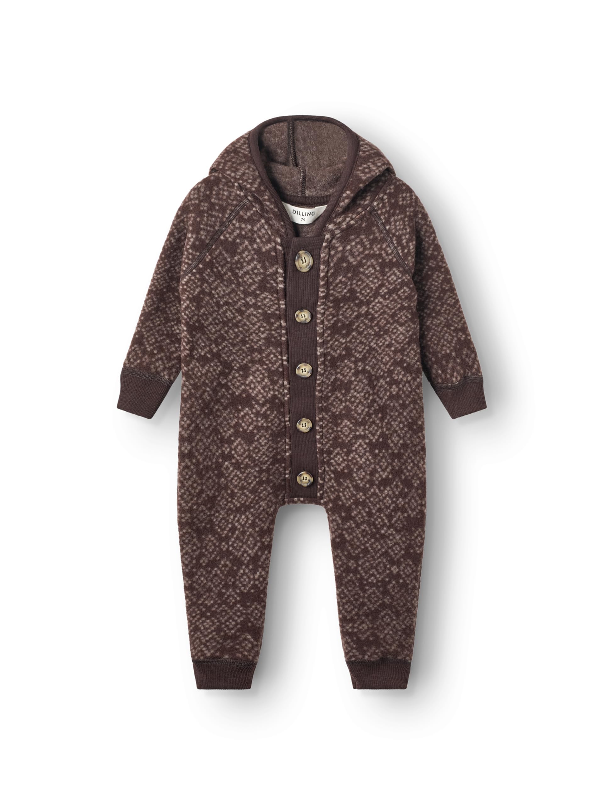 Dilling Baby Overall aus Merino Wollfleece