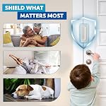 Dwell + Good Door Locks (2-Pack) - Easy to Install Aluminum Home Security Door Lock Reinforcement - Internal, Back and Front Door Locks for Kids Safety - Child Proof & Tamper Proof Top Door Latch