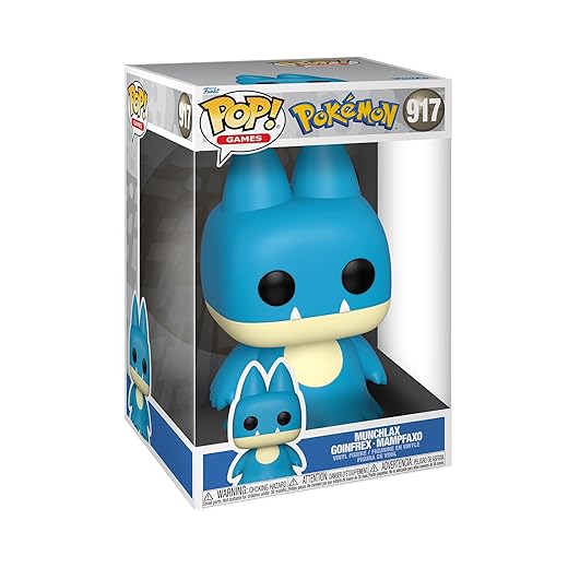Funko POP! Jumbo: Pokemon - Munchlax - Figura in Vinile da Collezione - Idea Regalo - Merchandising Ufficiale - Giocattoli per Bambini e Adulti - Video Games Fans - Figura per i Collezionisti