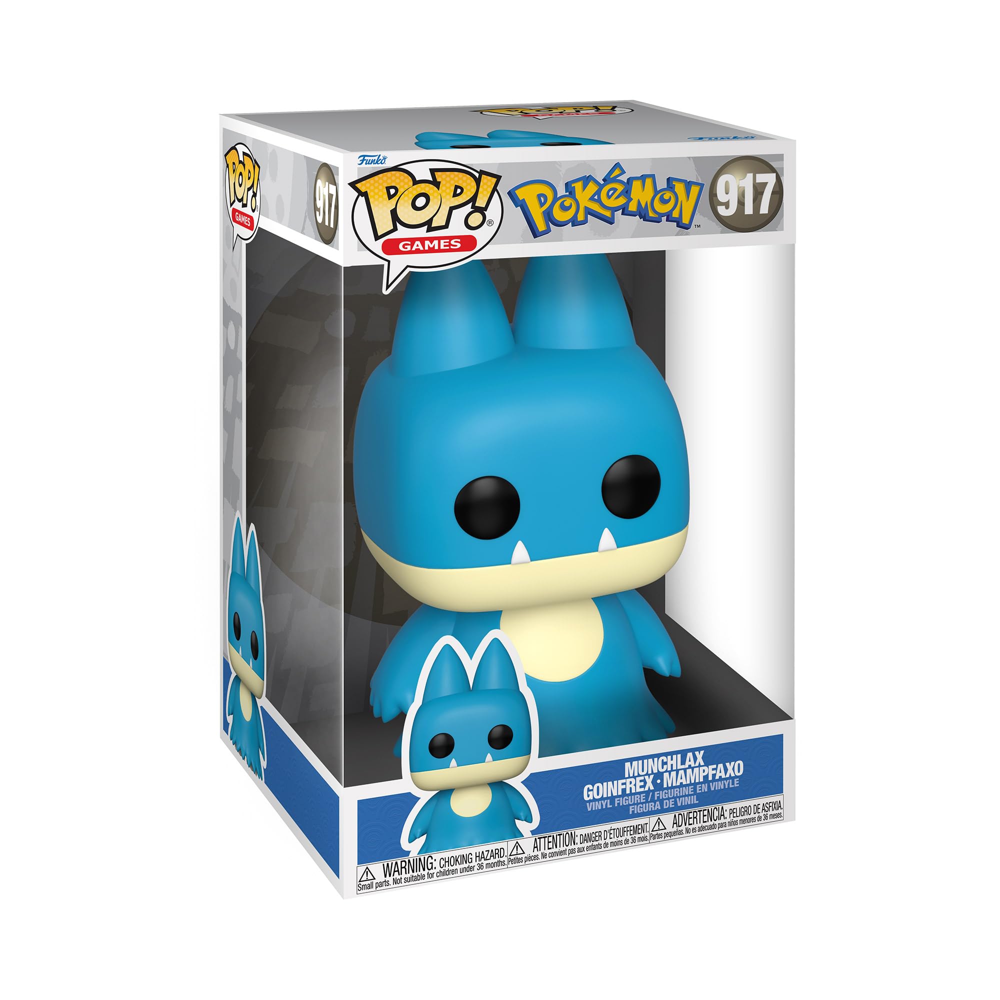 Funko POP! Jumbo: Pokemon - Munchlax - Collectable Vinyl Figure - Gift Idea - Official Merchandise - Toys for Kids & Adults - Video Games Fans - Model Figure for Collectors and Display