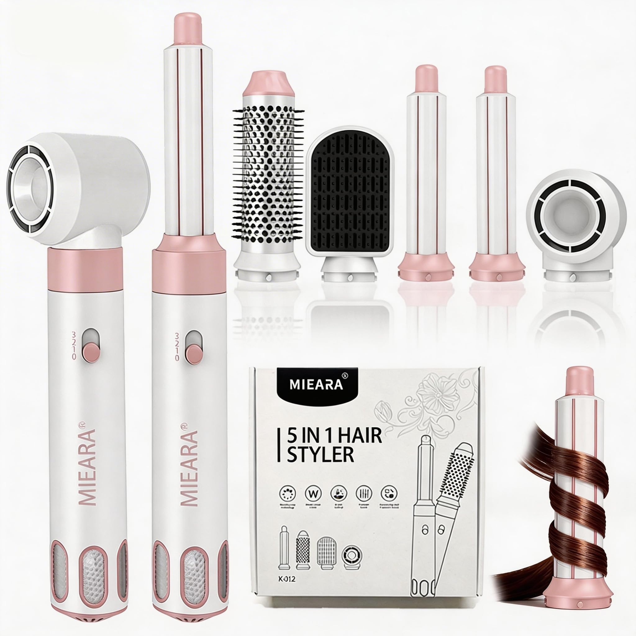 Amazon.com : MIEARA 5 in 1 Hair Styler, Blow Dryer Brush, Hot