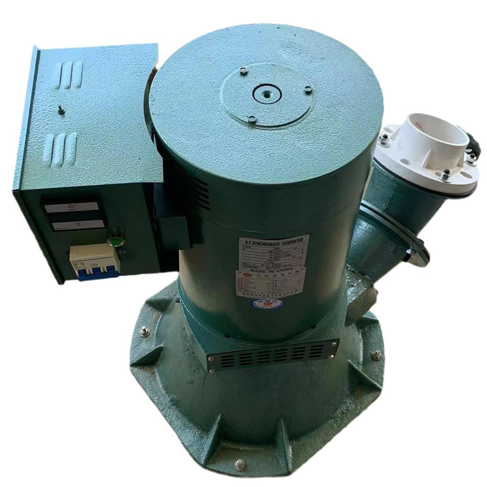 ZHOZHUT 10KW Three-Phase Hydroelectric Generator 220V 400V High Power Hydro Generator Automatic Voltage Stabilization Leakage Protection 1500RPM Hydroelectric