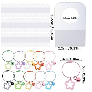 Card Holder For Yoto Cards, 200pcs Self-Adhesive Tabs With 10 Keyring Loops Portable Card Storage Accessories For Kids Yoto Mini & Player Cards