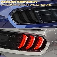 Vista 2 de Danti Cubierta de luz trasera para Ford Mustang 2018, 2019, 2020, 2021, 2022, 2023, marco de guardia de luz trasera, accesorios de biseles, 6 piezas