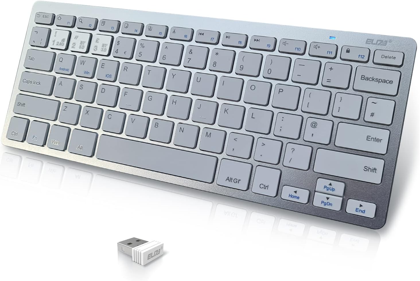 ELI73 Wireless & Bluetooth keyboard Compatible with iPad 10.2inch/iPad