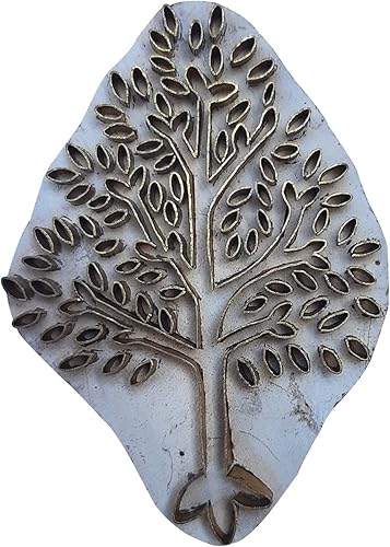 Miniatura 10 de Royal Kraft Sellos de madera de latón para impresión en bloques en arcilla, cerámica, tela BHGtag001