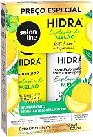 Salon Line, Kit Shampoo e Condicionador, Hidra, Explosão de Melão, Vegano - Para Todos os Tipos de Cabelos