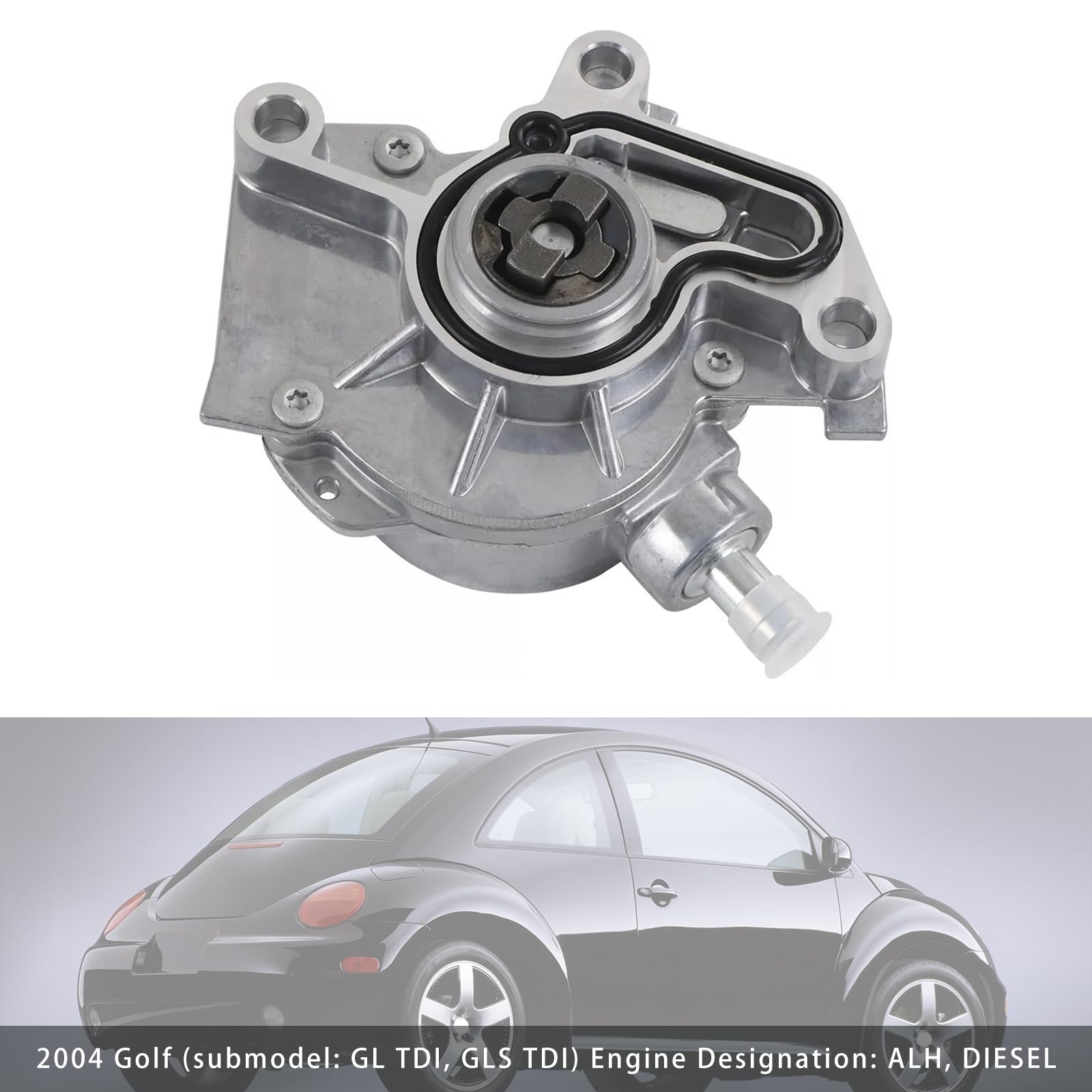 Topteng Vacuum Pump 038145101B Apto para VW Beetle Jetta Golf 1999-2004