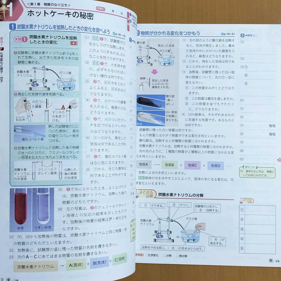 Amazon.co.jp: 令和5年度版 よくわかる理科の学習2 東京書籍版 生徒用