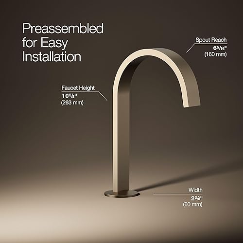 Miniatura 38 de Kohler 77968-CP Components - Caño para fregadero, cromo pulido