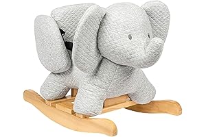 Nattou Rocking Horse: Elephantine Adventures for Your Little One