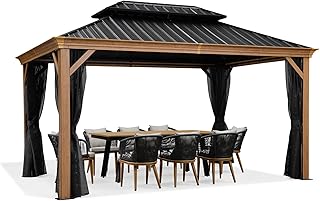 10 Pond Gazebo Ideas for Peaceful Garden Views 50 PURPLE LEAF 10' X 14' Outdoor Hardtop Gazebo for Patio Galvanized Steel ...