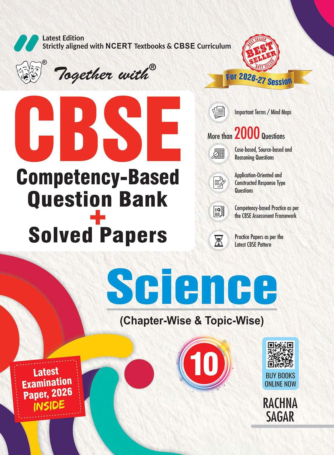 Together with CBSE Question Bank for Class 10 Science 2026–27|With Competency-based questions, Practice Papers & 2026 board Examination Paper with answers