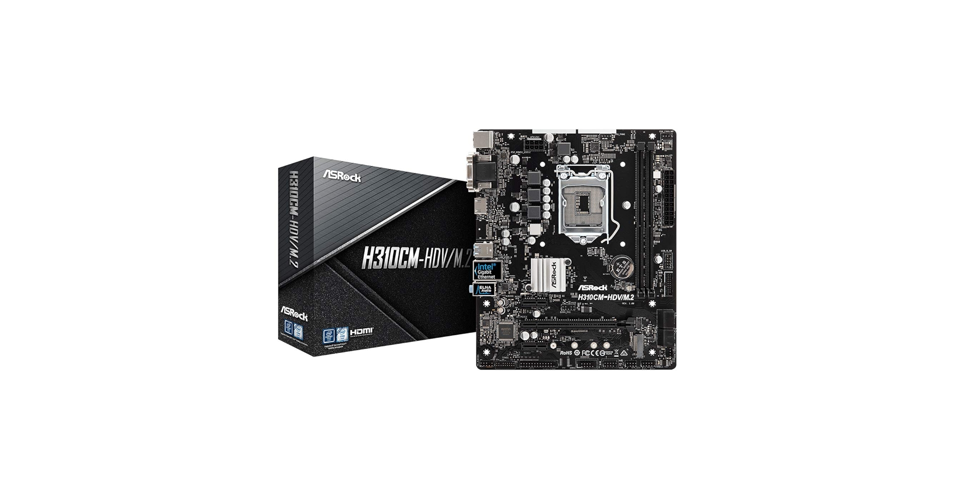 Amazon.com: ASRock Chip Intel H310 con placa base Micro ATX