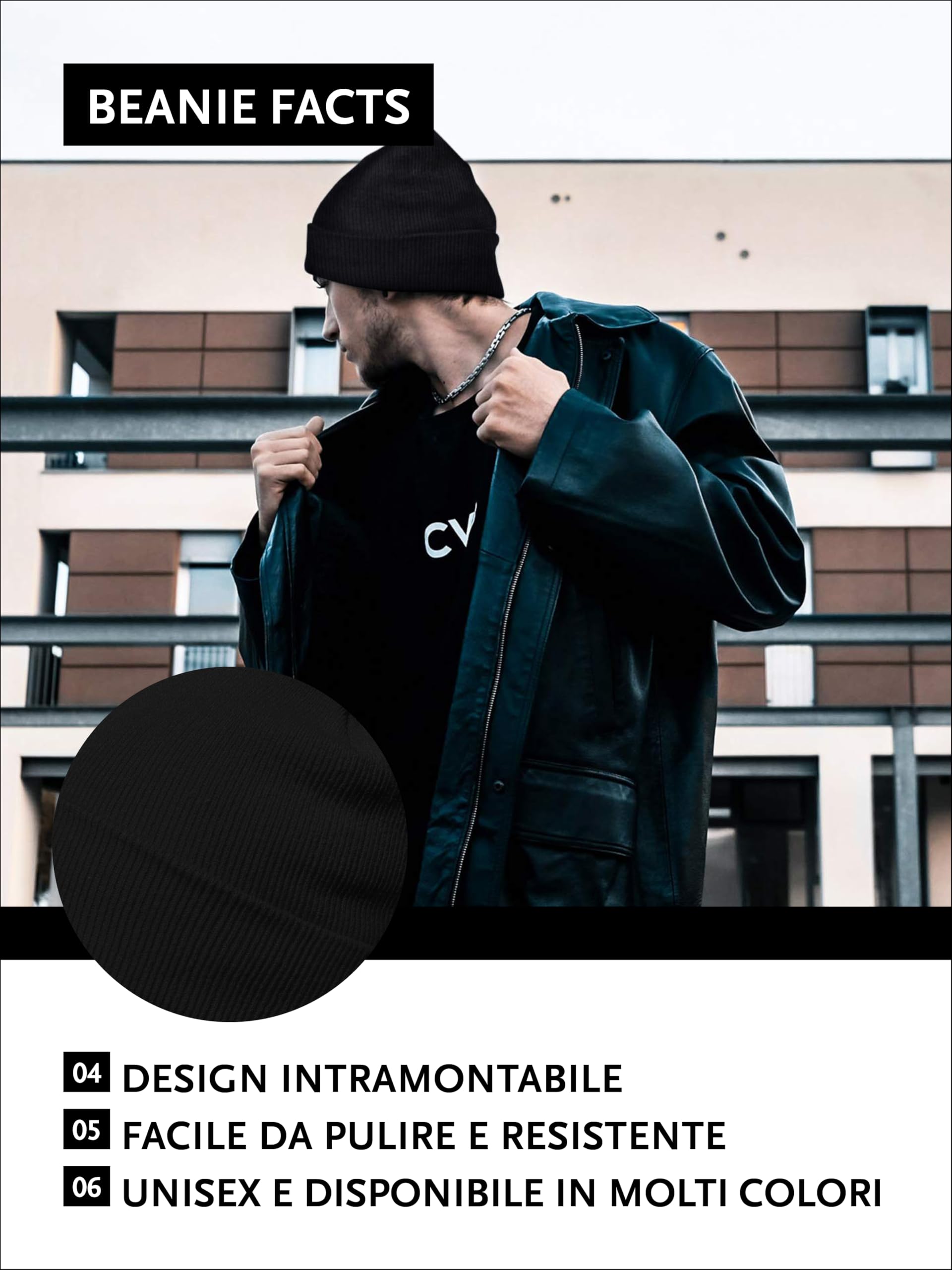 DonDon Berretto Uomo Berretto Donna Beretto Invernale Beanie Design Classico